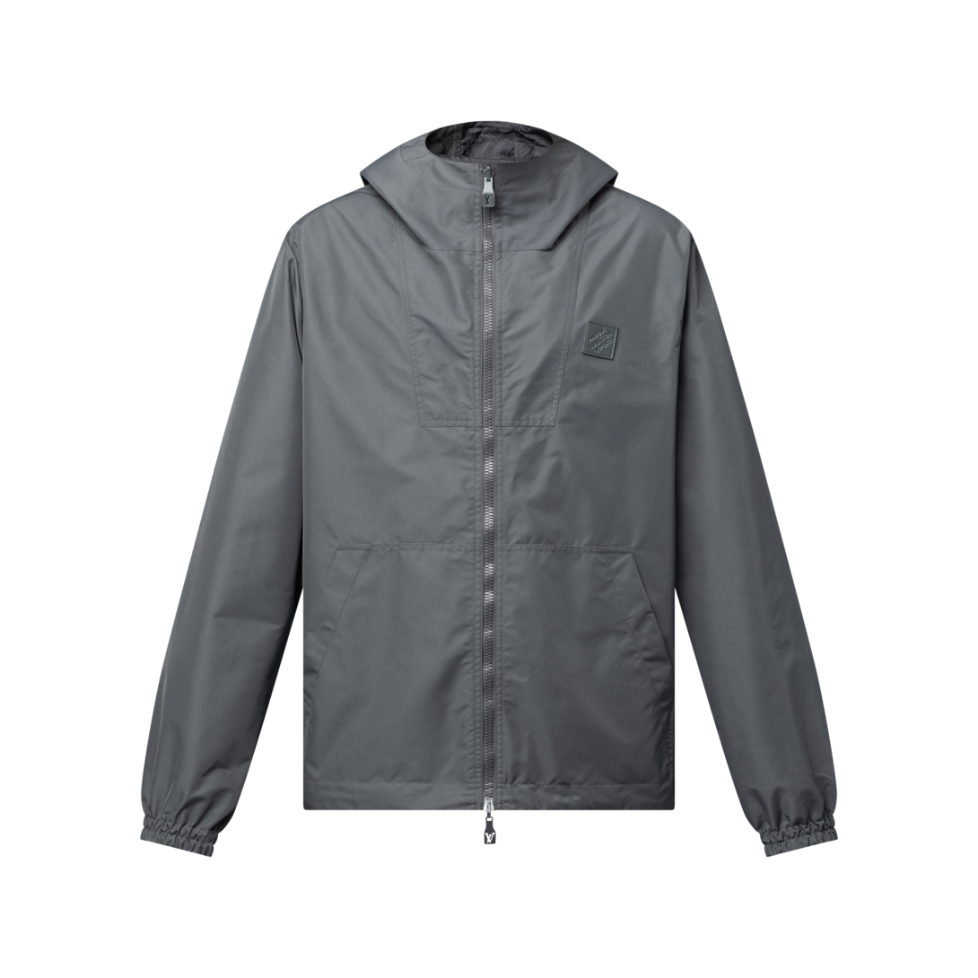 Damier Jacquard Reversible Nylon Windbreaker - Men - Ready-to-Wear